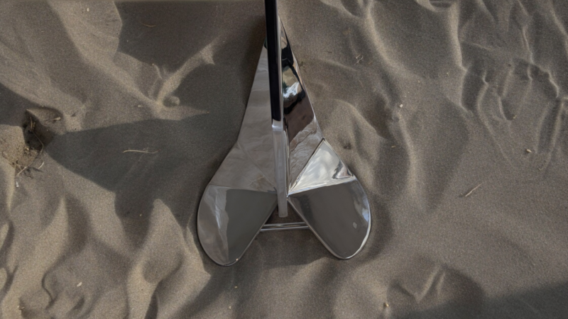 4kg Stainless Steel Delta Anchor - Image 2